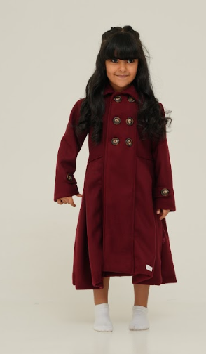 The Burgundy Classic Coat