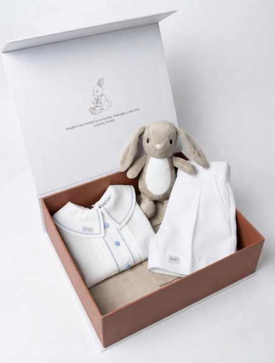 GenLittle tleman Luxury Gift Box white Set