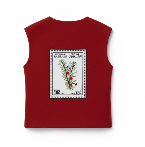 The Crimson Stamp Vest