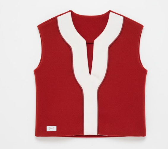 The Crimson Stamp Vest